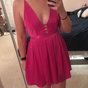 Free People Hot Pink Dress